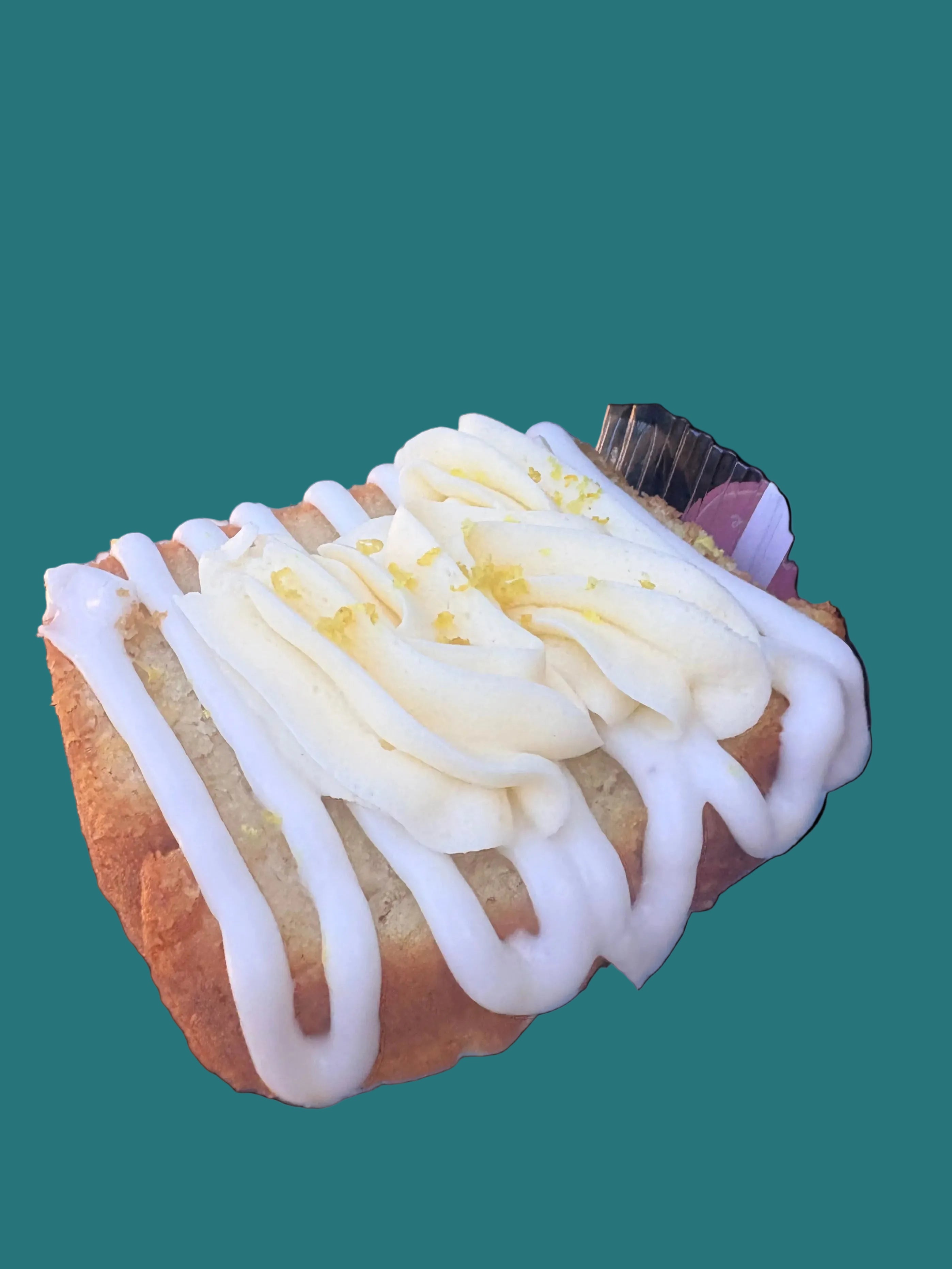 Lemon Drizzle Cake Slice